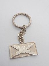 Military Helicopter Pilot: 925 Silver Keychain - Helicopter Pilot License