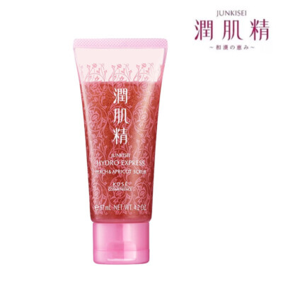 KOSE JUNKISEI] Hydro Express Peach and Apricot Facial Scrub 97ml