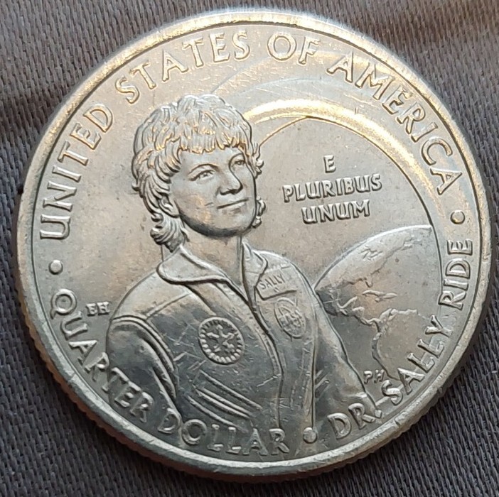 2022 P Quarter RARE Dr. Sally Ride Drooling George with die