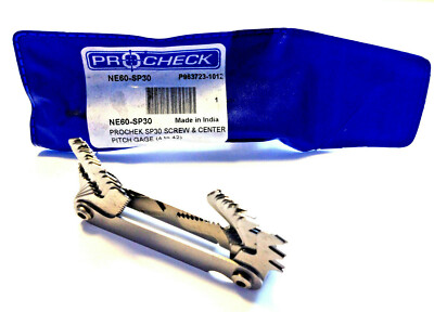 30 Leaves Screw & Center Pitch Gage 4 to 42 Screw & Center Set Procheck