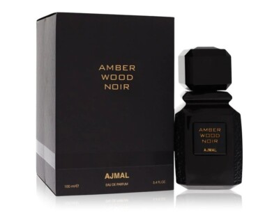 Amber Wood Noir by Ajmal 3.4o.z-100mL EDP Spray Unisex-Perfume 100% Authentic