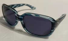 Costa Del Mar women sunglasses Gannet shiny marine fade gray plastic 580P lens