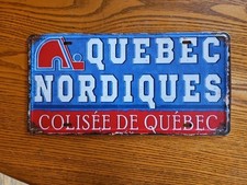 License Plate Quebec Nordiques