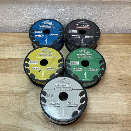 Stärke 12 Auto Audio Primärkabel (100 Fuß - 5 Rollen) - Fernbedienung, Strom/Masse Elektrik - Bild 2 von 15