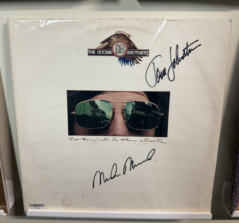 Doobie Brothers Takin It To The Streets SIGNED McDonald & Johnston w/COA