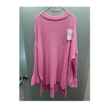 MIONI Damen Grobstrickpullover Oversize Relax...