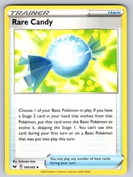 Rare Candy 180/202 Sword & Shield Base Set