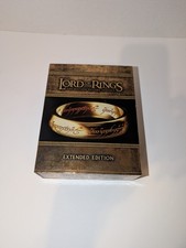 Lord of the Rings Extended Edition Trilogy Blu-ray Box Set 15-Disc Map LOTR