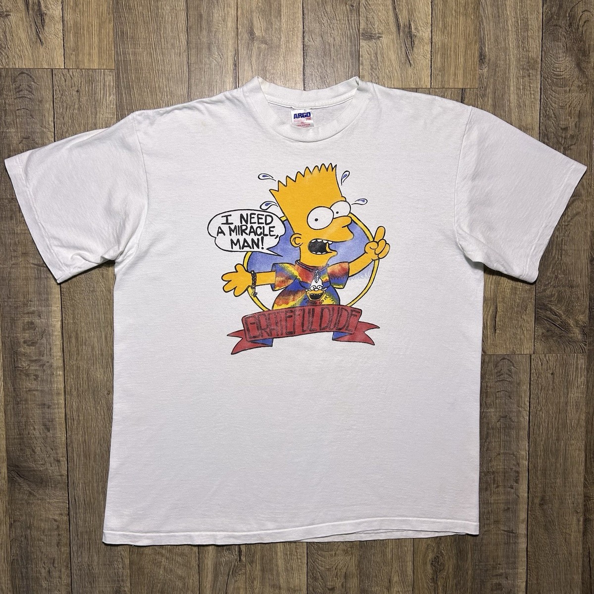 Vintage 90s Grateful Dead Bart Simpson Lot T Shirt Men