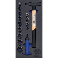 Bgs 4041 Werkstattwageneinlage 1/3: Locheisen-Satz Hammer 15-Tlg. 32Mm 32Mm