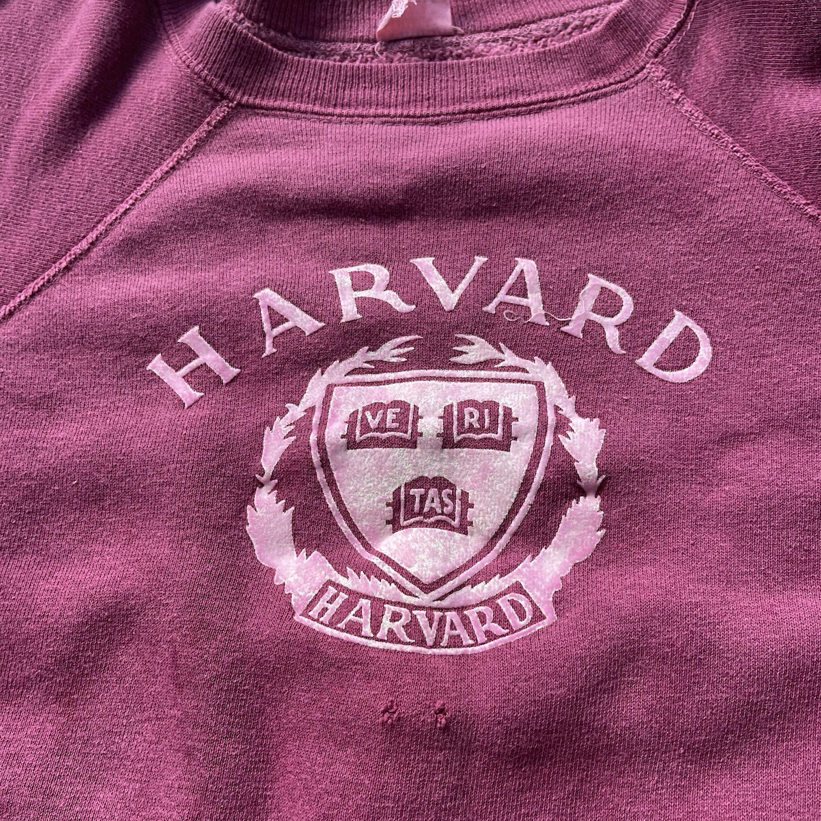 Vtg 60s Champion Running Man Flock Harvard University Crewneck Sweatshirt XL image 8