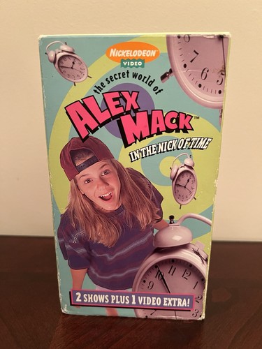 Nickelodeon The Secret World Of Alex Mack: In The Nick Of Time VHS 1996 Rare VTG