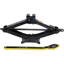 Scissor Jack 2 Ton (4409 lb) Capacity Car Tire Jack Kit with Power Saving
