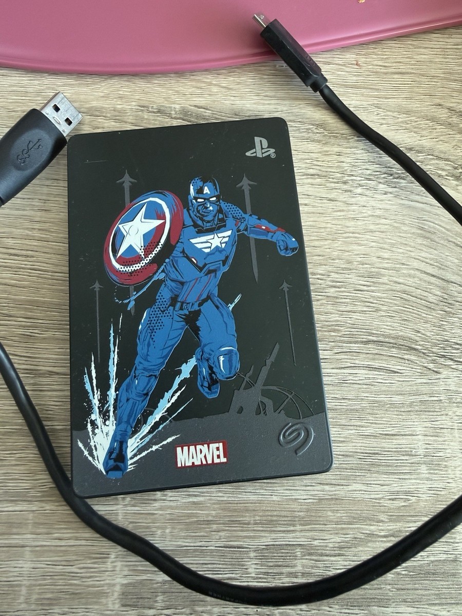 Seagate Limited Edition Marvel Captain America 2TB Game Drive for