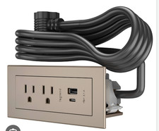 Legrand Wiremold RDZCNI Radiant Furniture Power Center with USB, Recessed Power