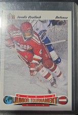 1991-92 Upper Deck - World Junior Tournament Sandis Ozolinsh #661 Name...
