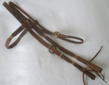 Handmade Cutting Cowhorse Ranch HEADSTALL~2 Silver Mounted Terry ALWARD Buckles