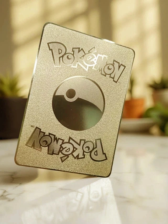 Mew ex Gold Metal Pokemon Card Collectible Gift/Display Stainless Steel - Image 2 of 2