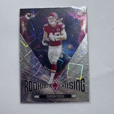 2024 Panini Phoenix #RR-CSE Carson Steele Rookie Rising Lazer