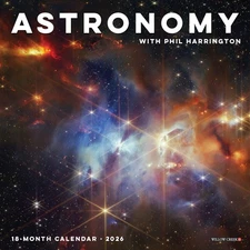 Astronomy 2026 7" x 7" Mini Wall Calendar