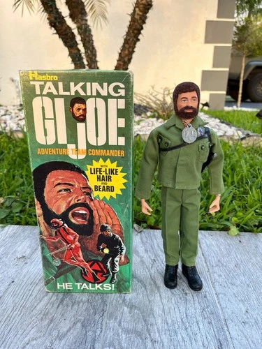 HASBRO 1970 issue GIJOE  Talking Adventure Team Commander  w BOX!-Really NICE!!