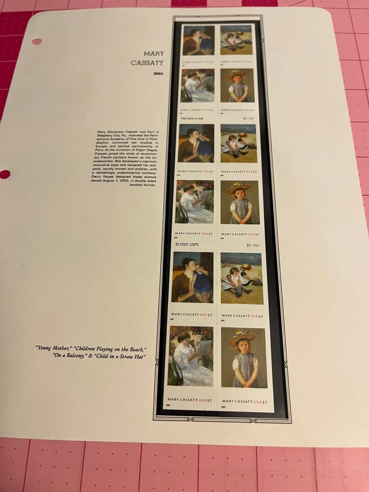 U.S. 2003 Stamps – Mint, NH Booklet Panes - Image 3 of 4