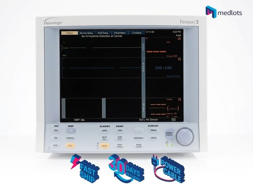Mindray Datascope Passport 2 Vital Signs Patient Monitor Printer w/power cable