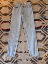 Vintage Levi's 501 Light Wash High Rise USA Made Jeans Women's 24x31 7