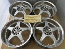 Jdm Heisei Deep-dish Kosei Rt Aluminum Wheels 17-inch 7.5j 47 Offset No Tires