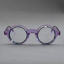 Round Acetate Reading Eyeglasses Frames Stylish Glasses Nerd Classic Men Women