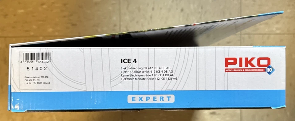 Piko ICE 4 BR 412 DB Electric Train Starter Set #51402 DCC Sound Installed NEW - Image 4 of 4