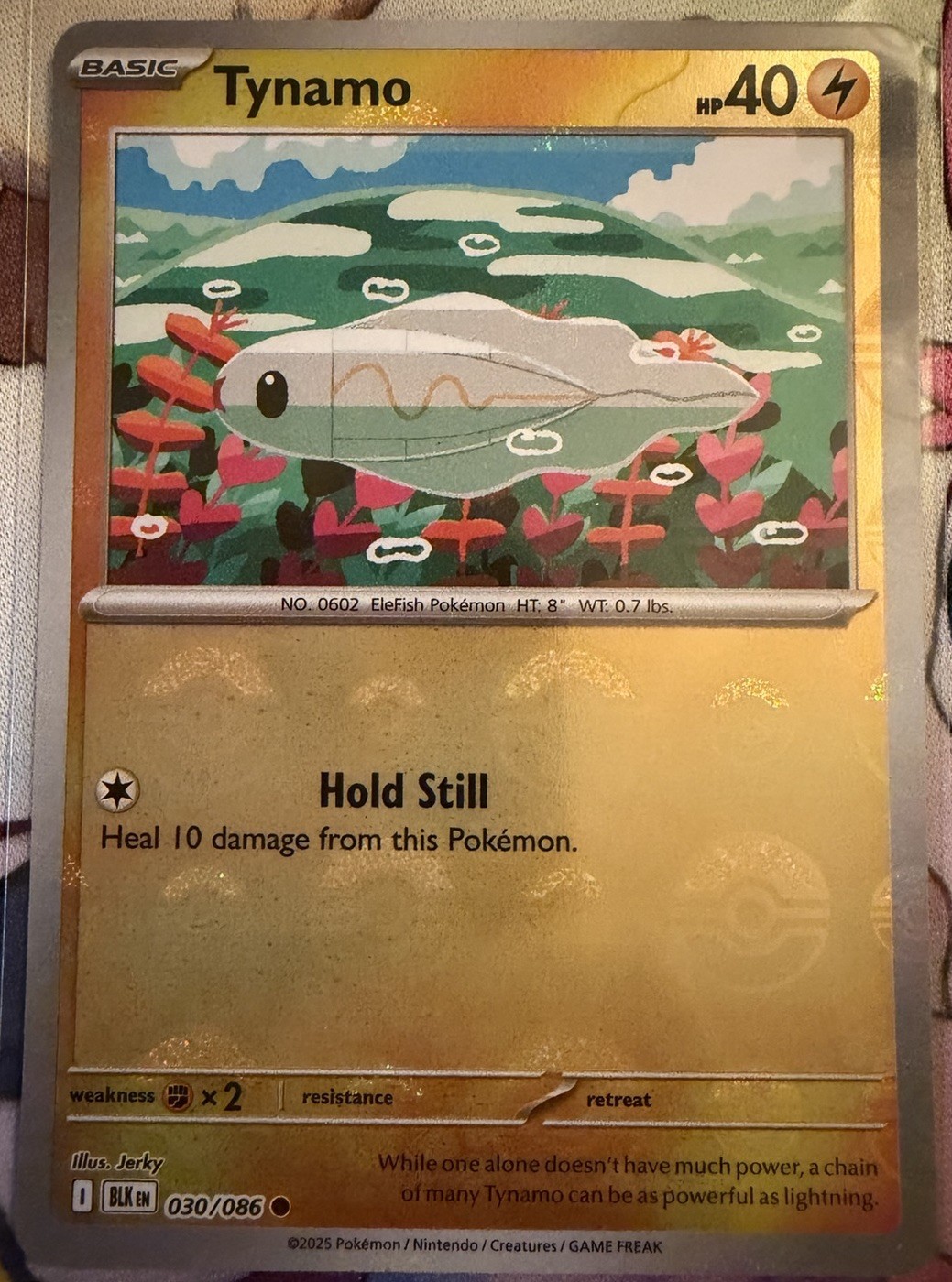 Tynamo 030/086 (Poke Ball Pattern) Pokemon TCG Sv: Black Bolt Pokémon Card NM/M