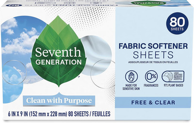 Dryer Sheets Laundry Fabric Softener 80 Count (Pack of 1)