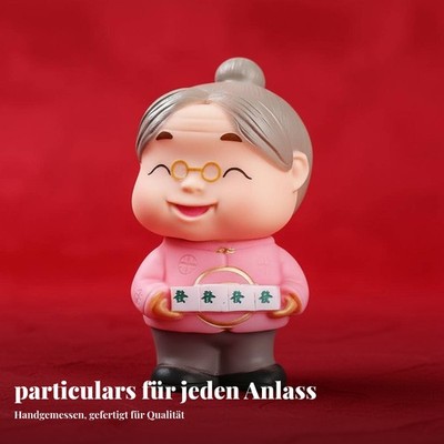 Tortenfigur Langlebigkeit, Seniorenfigur, Geburtstag, Segensdeko, Motto