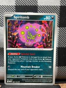 Pokemon TCG: Spiritomb 87/132, Mega Evolutions