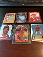 ROOKIE BASEBALL CARDS, MARK MCGUIRE, BO JACKSON, CHIPPER JONES,  AND  OTHERS,
