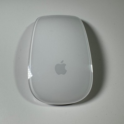 Apple Magic Mouse Wireless Bluetooth Model A1657 White Rechargeable - TESTED