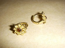 307 BOUCLES d'OREILLES DOREE -