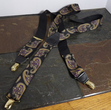 Vintage Clip On Suspenders Made in Germany