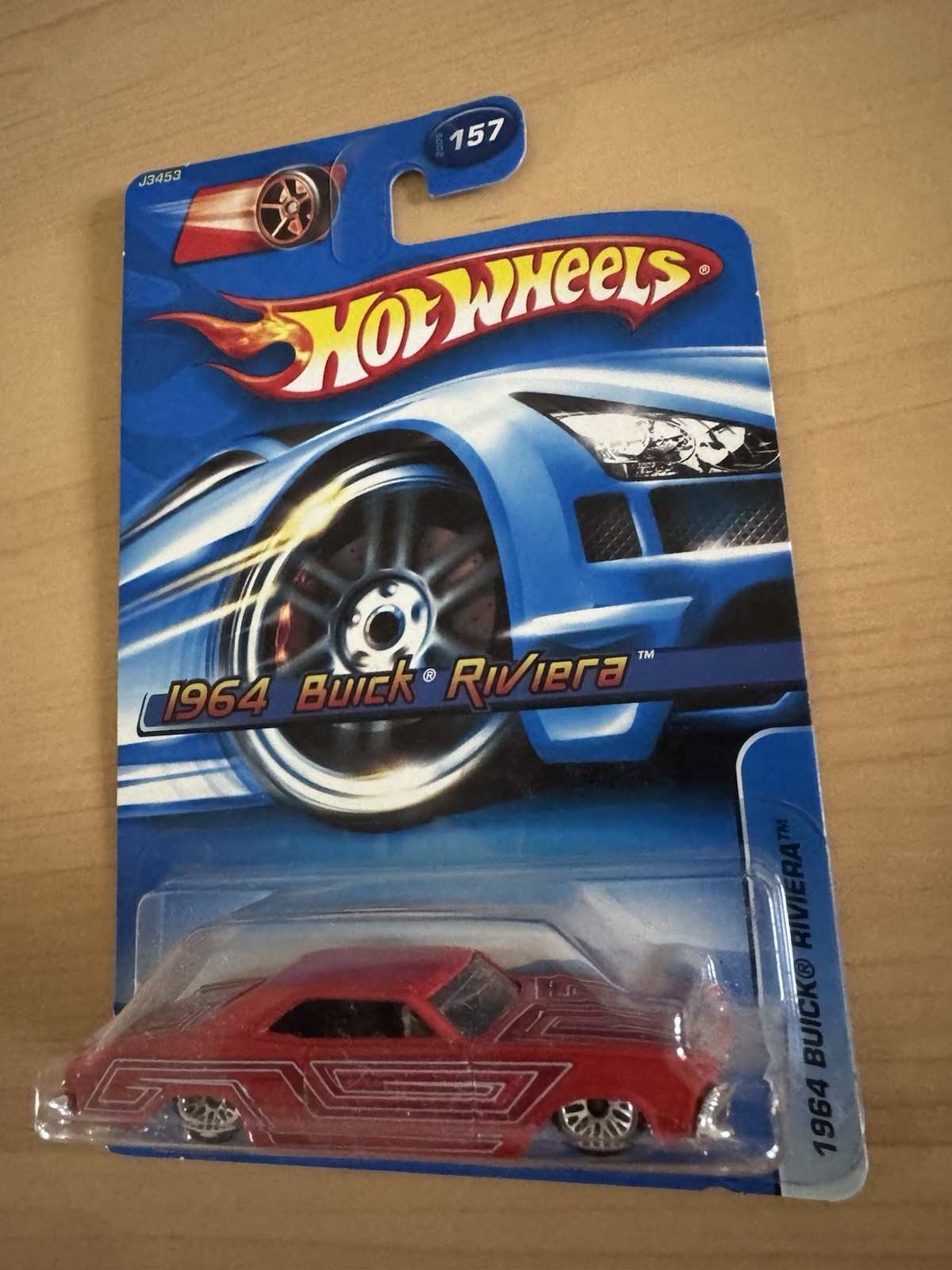 2006 Hot Wheels Mainline/Collector #157 1964 BUICK RIVIERA Red Variant /Lace S32