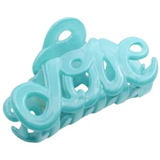 Parcelona French Love Small 2" Celluloid Acetate Claw Clips Covered Spring Du...