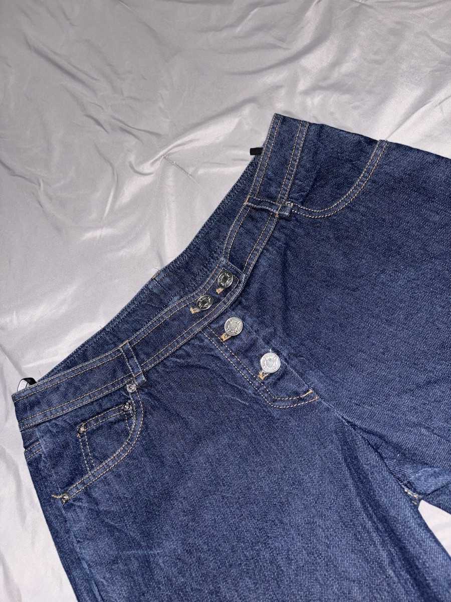 10 36x37 Dior John Galliano Bootcut Flare Studded Embroidery Jeans