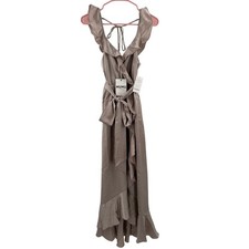 Show Me Your Mumu Dress Extra Small Samantha NWT Show Me The Ring Satin Ruffle