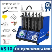 Car Fuel Injector Cleaner Tester Ultrasonic GDI Fuel Injector Cleaner Machine US