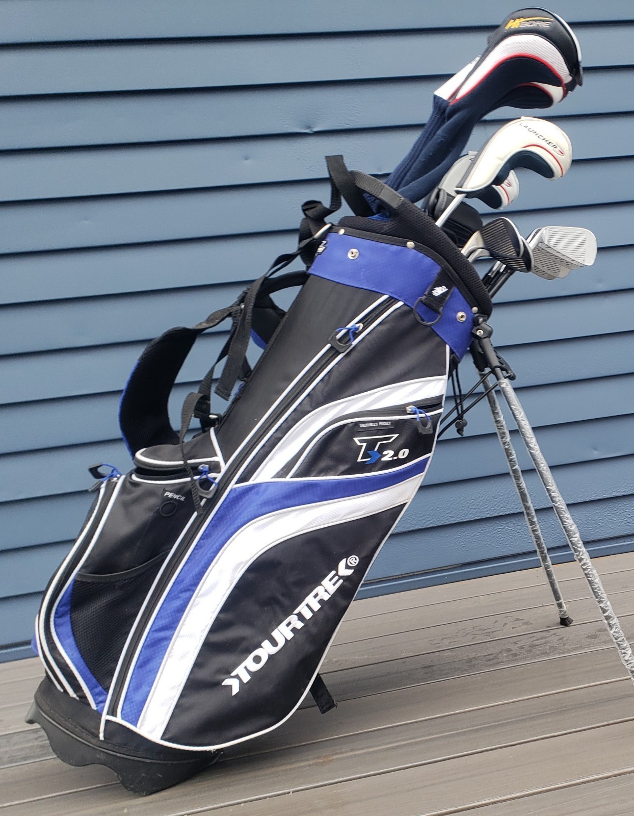 Mens RH Cleveland Hogan Golf 12 Club Set w/TourTrek Stand Bag Complete 
