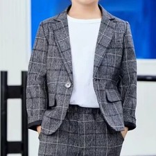 Boys 2-Piece Suit Set  Formal Wedding Party Outfit  Spring/Fall  9-10 Years