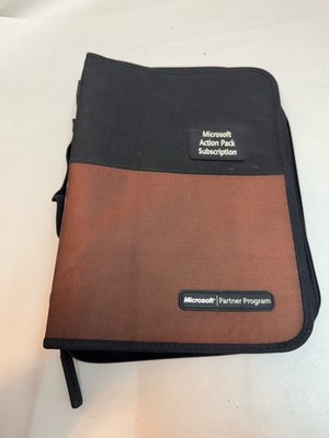 Microsoft Action Pack-Asst. Software -CE Holder. (only CE Holder Binder) rare