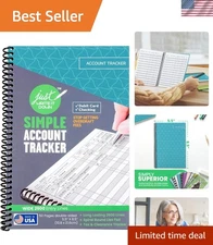 High-Capacity Check Book Register & Expense Tracker - Standard Edition, Teal