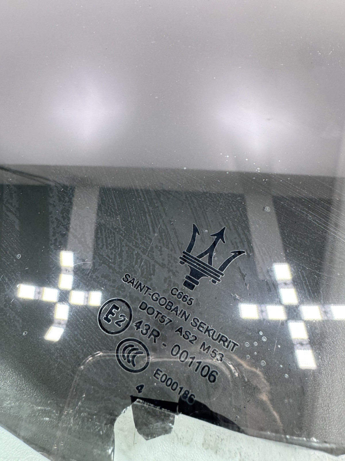 ✅14-22 Maserati Ghibli M157 Rear Right Side Door Window Glass OEM