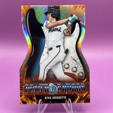 2026 Bowman Baseball Aiva Arquette Chrome Die-Cut Power Chords Insert - Marlins